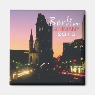 Berlin Germany Travel Souvenir Magnet Change Year
