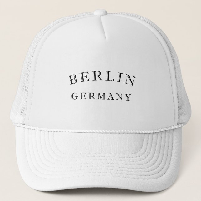 Berlin Germany Trucker Hat (Front)