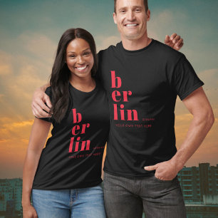 Berlin Germany typography T-Shirt
