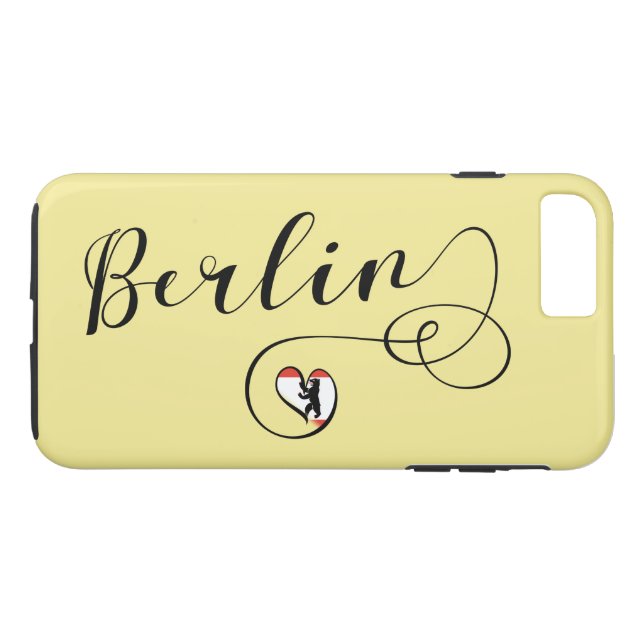 Berlin Heart Cell Phone Case, Germany Case-Mate iPhone Case (Back (Horizontal))