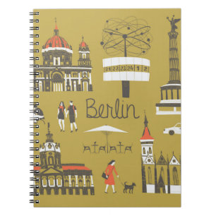 Berlin landmarks and monuments notebook