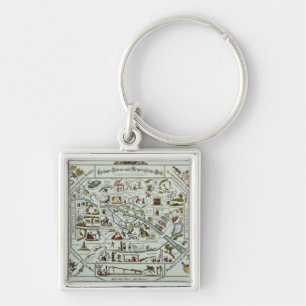 Berlin living and amusement plan key ring