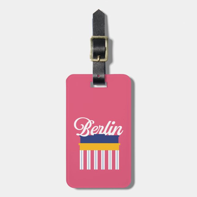 Berlin Luggage Tag (Front Vertical)