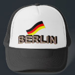 Berlin Metal Trucker Hat<br><div class="desc">Cap with Berlin</div>
