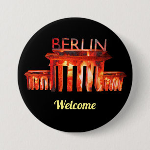 Berlin Nightlife personalised  Bottle Opener 7.5 Cm Round Badge