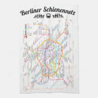 " BERLIN Rail network dishcloth ... "