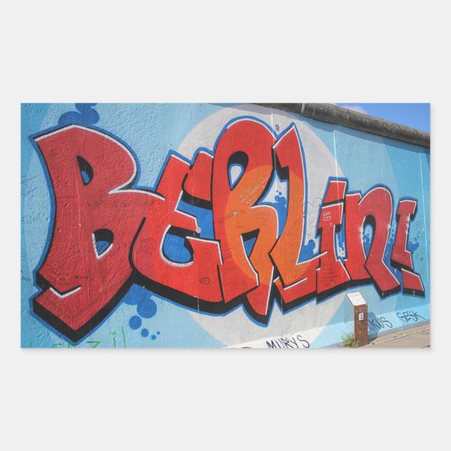 Berlin Rectangular Sticker (Front)
