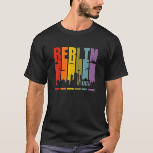 Berlin Retro Skyline Germany Travel German Pride T T-Shirt