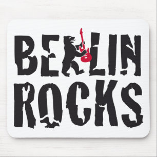Berlin rocks mouse mat