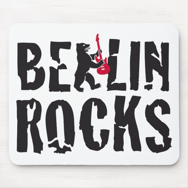 Berlin rocks mouse mat (Front)
