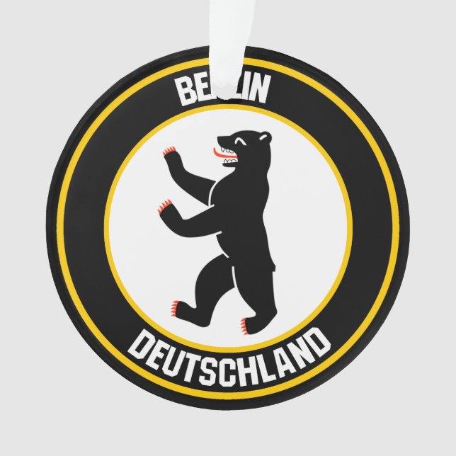Berlin Round Emblem Ornament (Front)