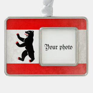 Berlin Silver Plated Framed Ornament