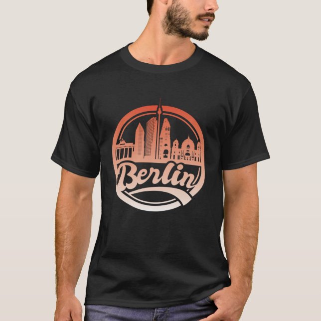 Berlin Skyline Bear T-Shirt (Front)