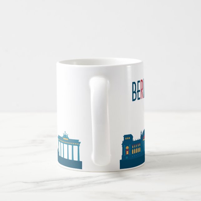 Berlin Skyline Coffee Mug (Handle)