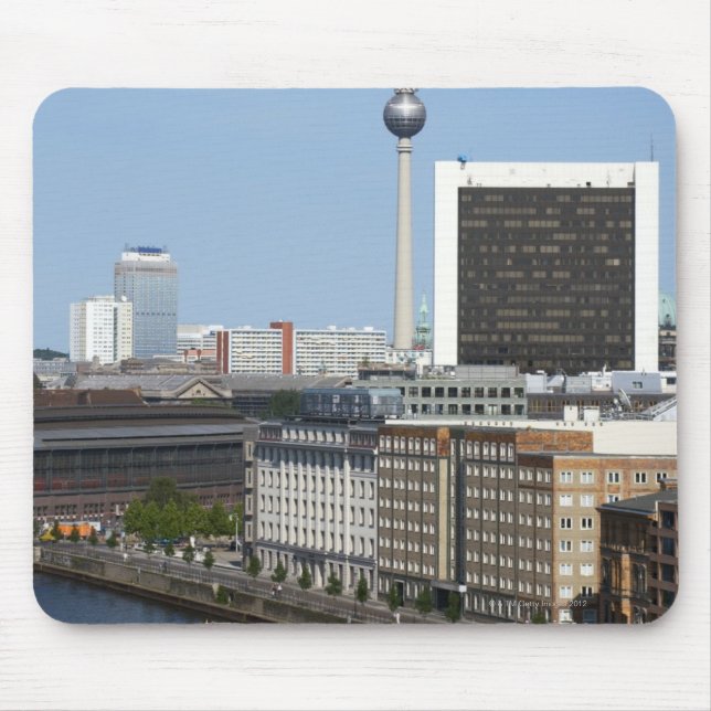 Berlin skyline, Germany Mouse Mat (Front)