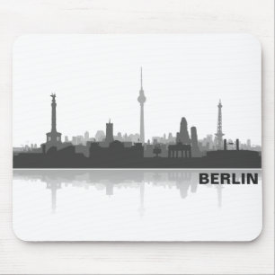 Berlin Skyline Mouse Mat