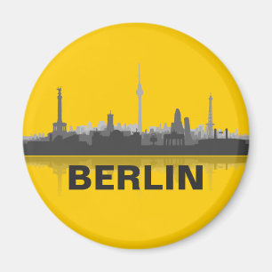 Berlin Skyline refrigerator Magnet