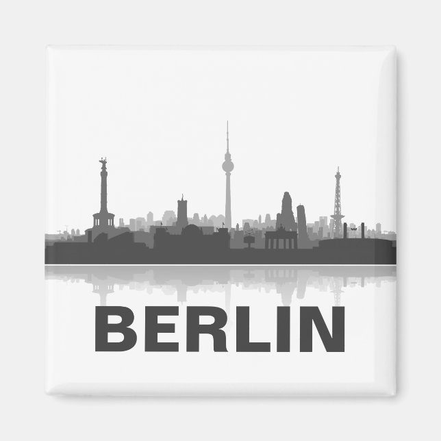 Berlin Skyline refrigerator Magnet (Front)