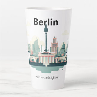 Berlin Skyline Tasse – Heimatliebe Pur Latte Mug
