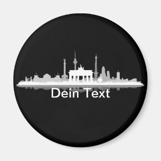 Berlin Stadt Skyline - refrigerator magnet / magne
