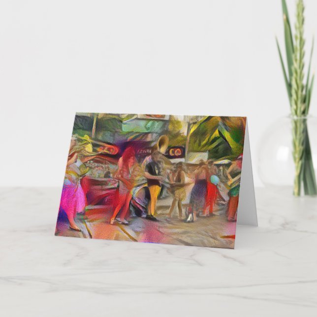 Berlin Street Musicians Invitation (Front)