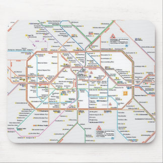 Berlin subway mouse mat
