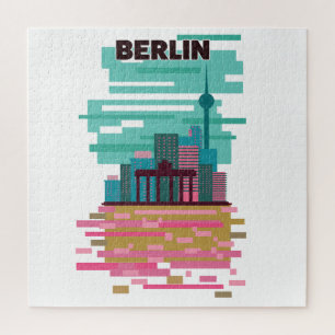 Berlin Travel poster Jigsaw Puzzle