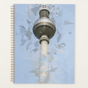 Berlin TV Tower Abstract Germany Travel Art Planner