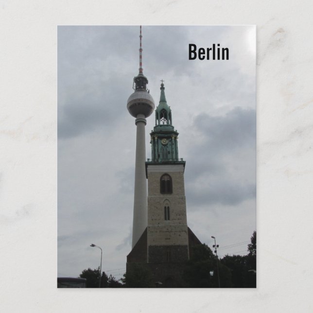 Berlin TV Tower Postcard (Front)