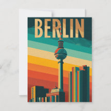 Berlin TV Tower retro
