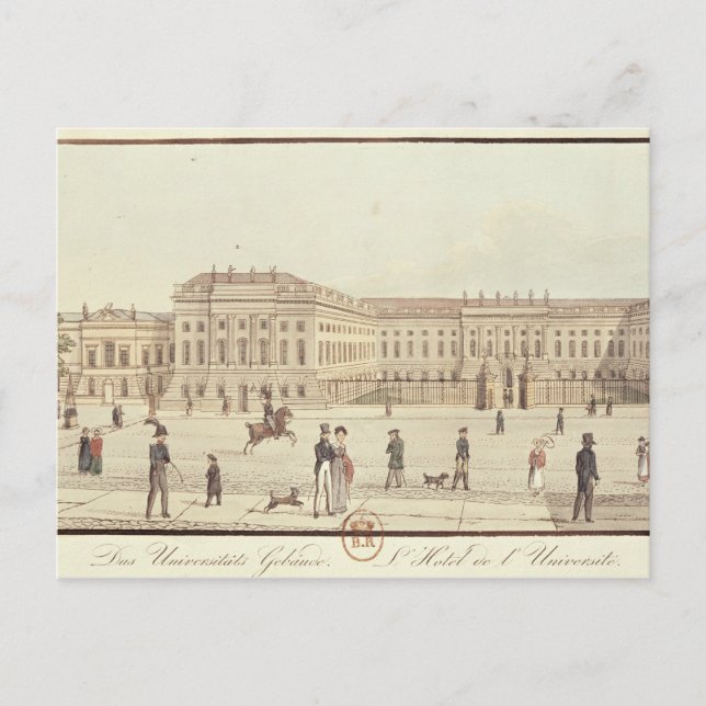 Berlin University, Berlin Postcard (Front)