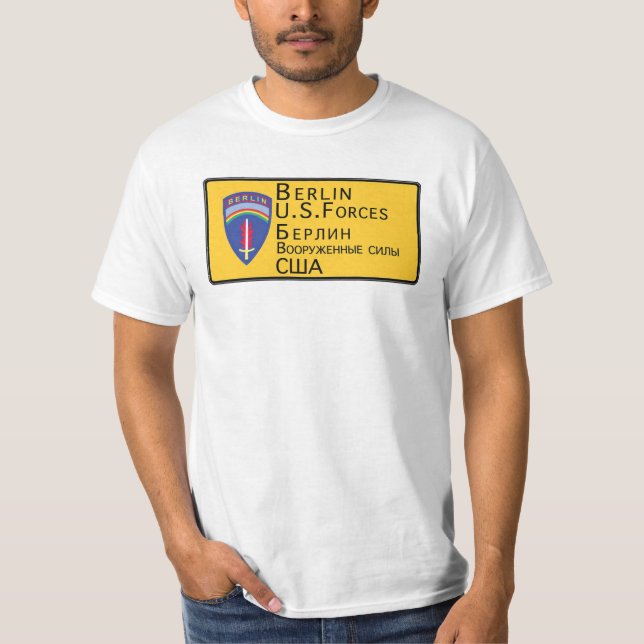 Berlin US Forces T-Shirt (Front)
