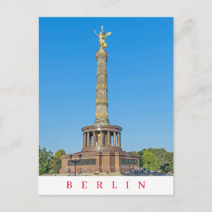 Berlin Victory Column view postcard
