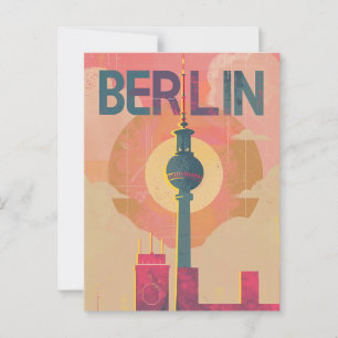 Berlin vintage postcard