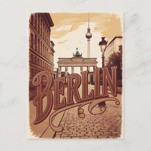 Berlin vintage postcard (Front)