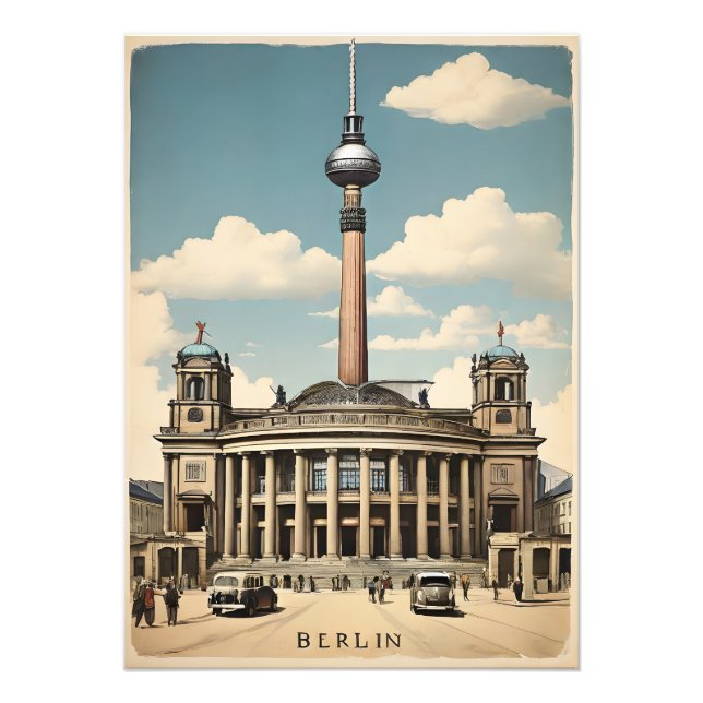 Berlin vintage poster (Front)