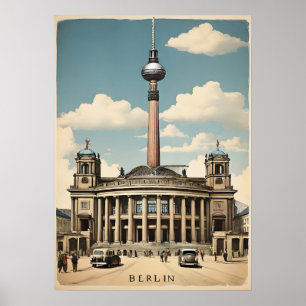 Berlin vintage poster