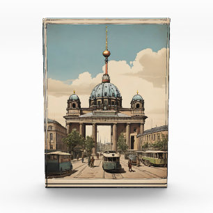 Berlin vintage poster photo block