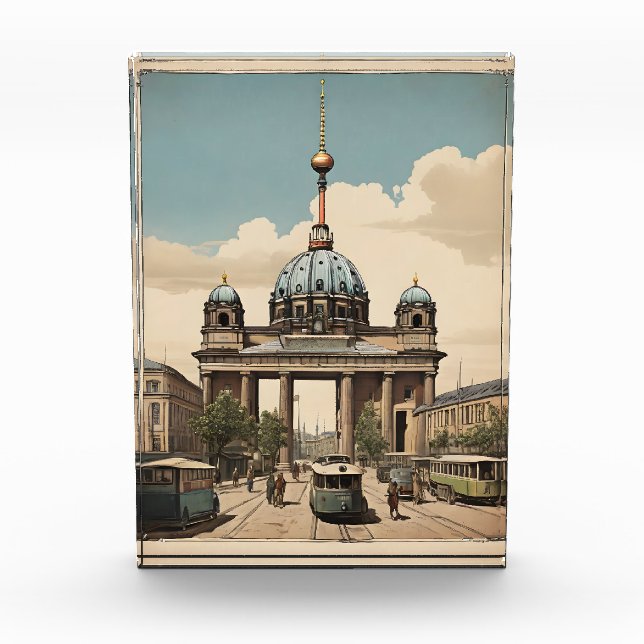 Berlin vintage poster photo block (Front)