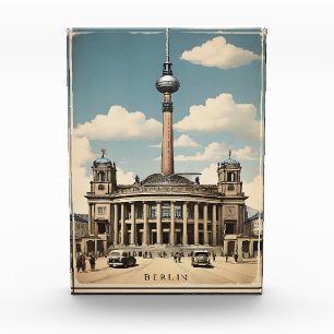 Berlin vintage poster photo block