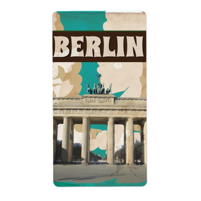 Berlin Vintage Travel Poster (Front)