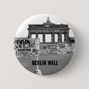 Berlin Wall 6 Cm Round Badge