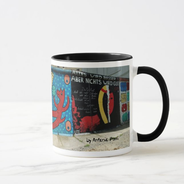 Berlin Wall, by Antonio Perri Mug (Right)