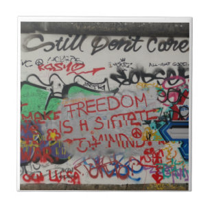 Berlin Wall East Side Graffiti Street Art Tile