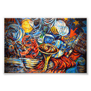 Berlin Wall Graffiti Artwork Street Art Germany Photo Print