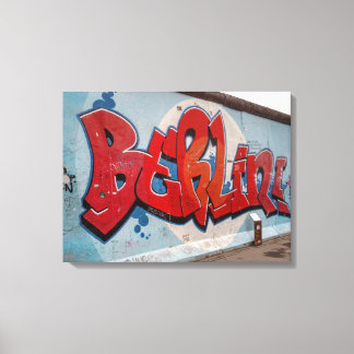 Berlin Wall Graffiti Canvas Print
