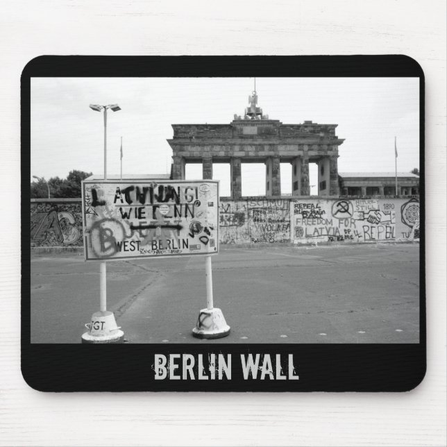 Berlin Wall Mouse Mat (Front)