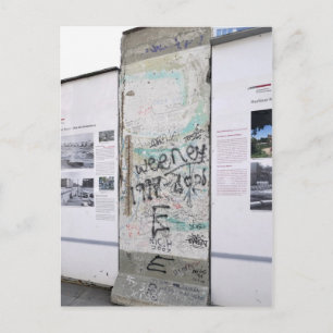 Berlin wall postcard