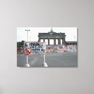 Berlin Wall-West Germany 1989 Canvas Print