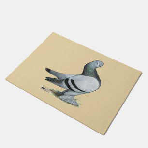 Berliner Tumbler Pigeon Blue Bar Doormat